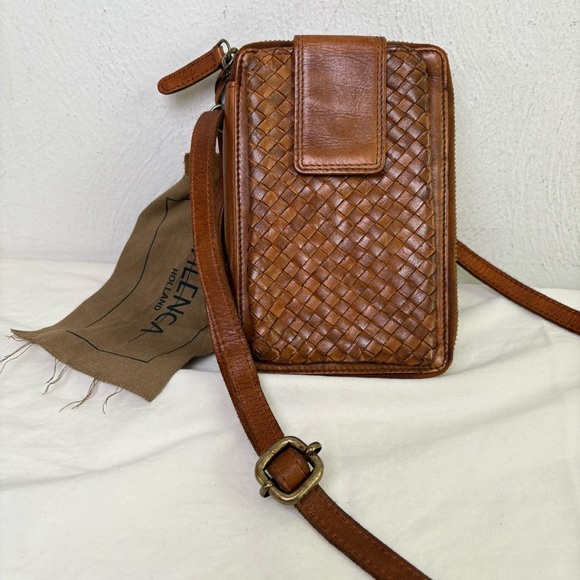 Brand New Vilenca Holland Genuine Leather Zippered Wallet Phone Crossbody Purse - Picture 8 of 12